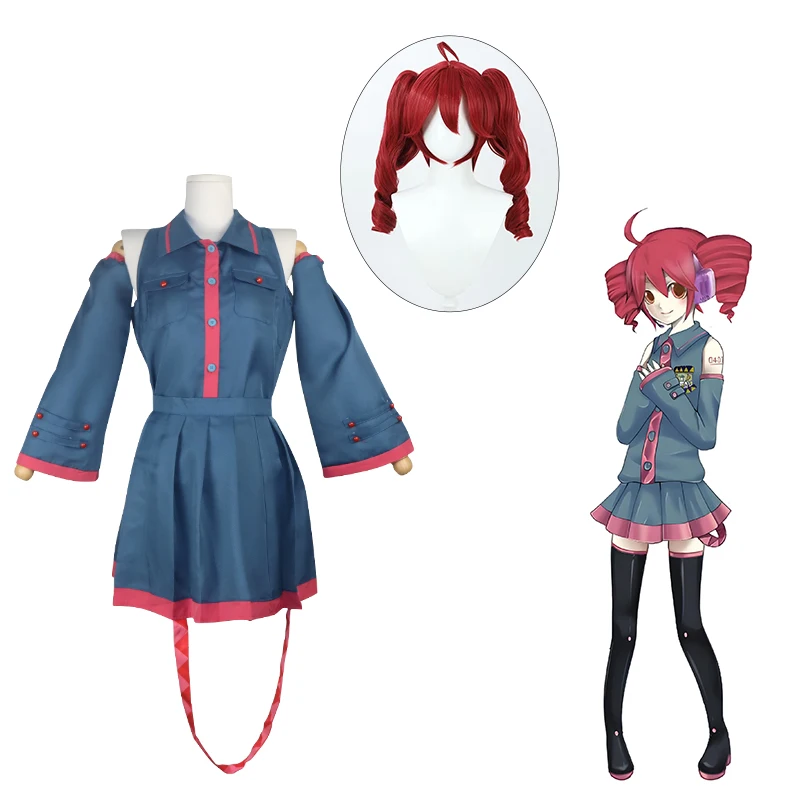 Men'S Accessories Japan - Anime Mikuu kasane Teto Cosplay Costume