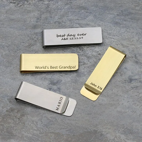 Money Clip Slim - Cá Tính Kẹp Tiền Chồng Tặng