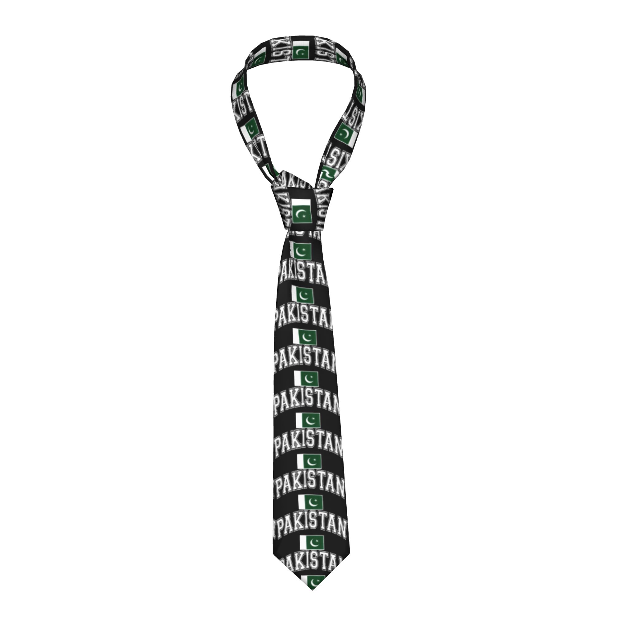 Men Accessories In Pakistan - Pakistan Pakistani Flag Tie Leisure Neck