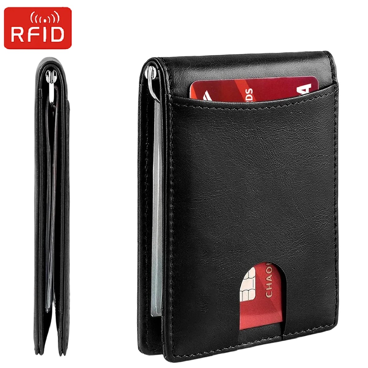 Money Clip Slim - RFID Business Card Holder Men Card
