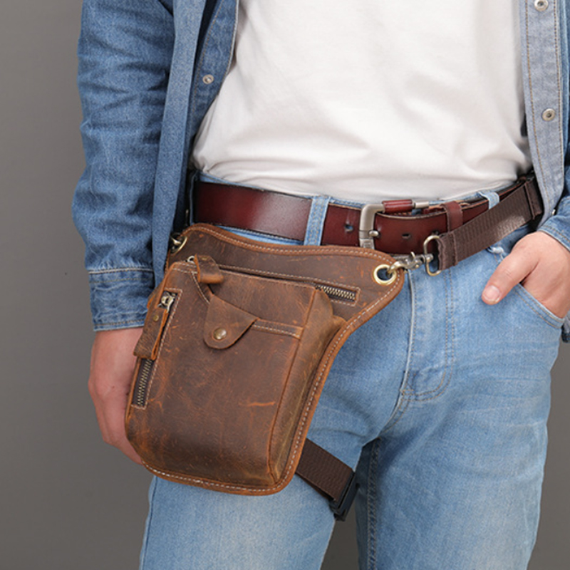 Men Accessories Pack - Vintage Men Waist Fanny Pack Drop
