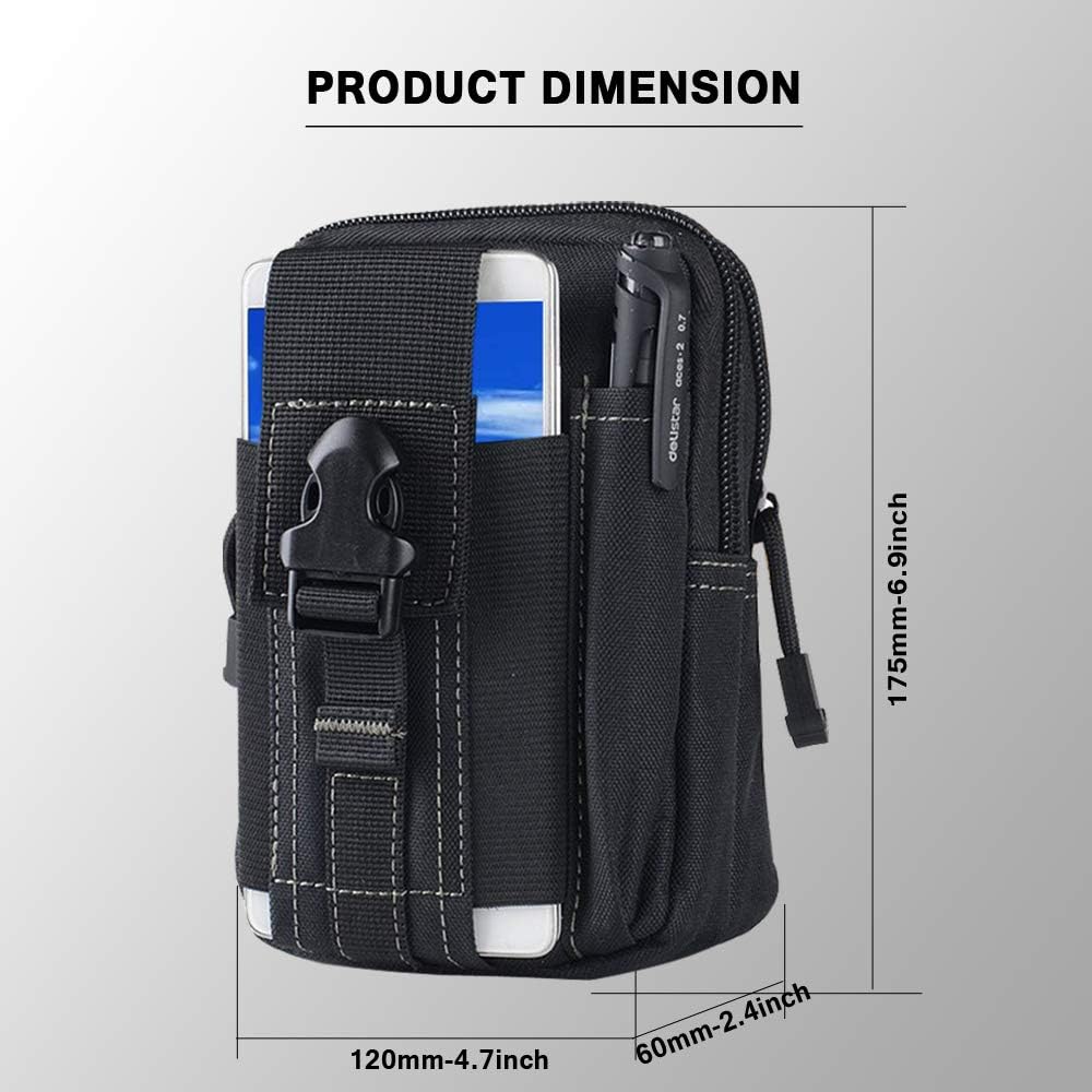 Tactical Molle Belt Pouch Mili - đánh giá và giá Men'S Accessories Pouch