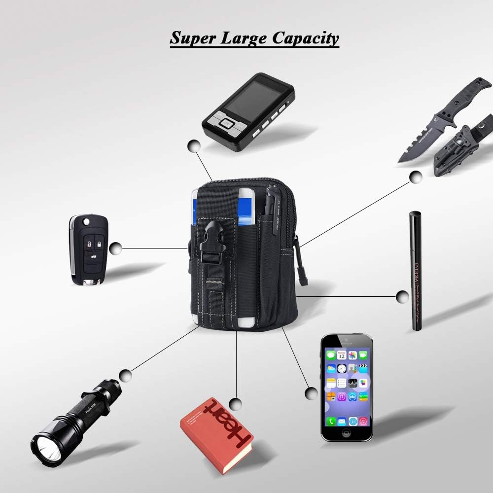 Tactical Molle Belt Pouch Mili - đánh giá và giá Men'S Accessories Pouch