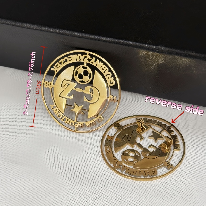 Custom Logo Brooch Simple Crea - đánh giá và giá Men Accessories Pack