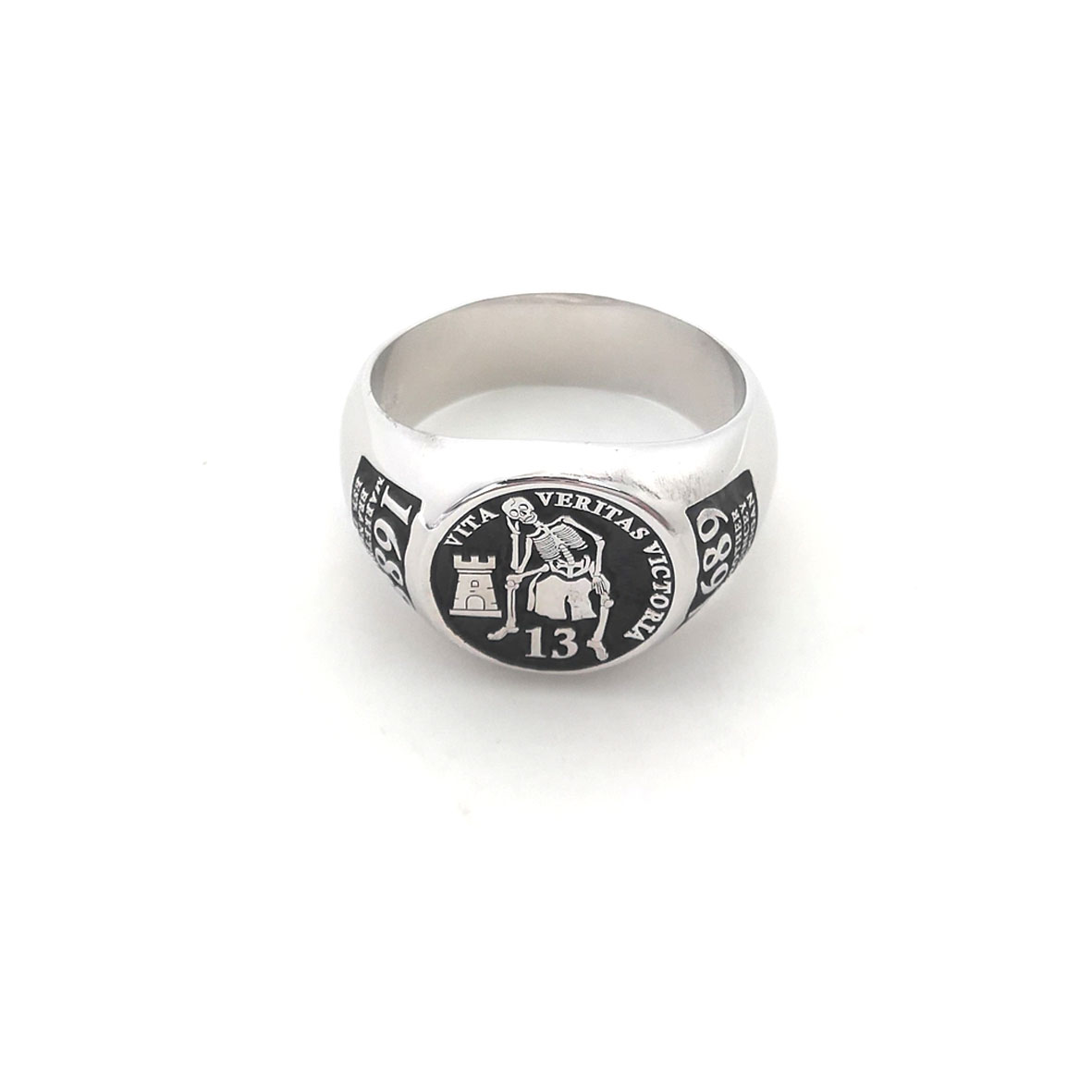 Custom Engraved 17mm Round Top - đánh giá và giá Signet Ring Men