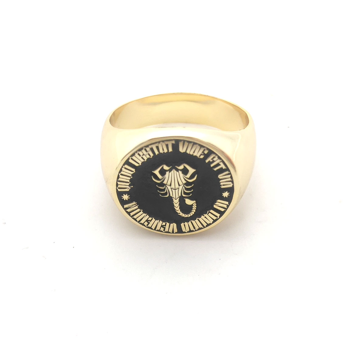 Custom Engraved 17mm Round Top - đánh giá và giá Signet Ring Men