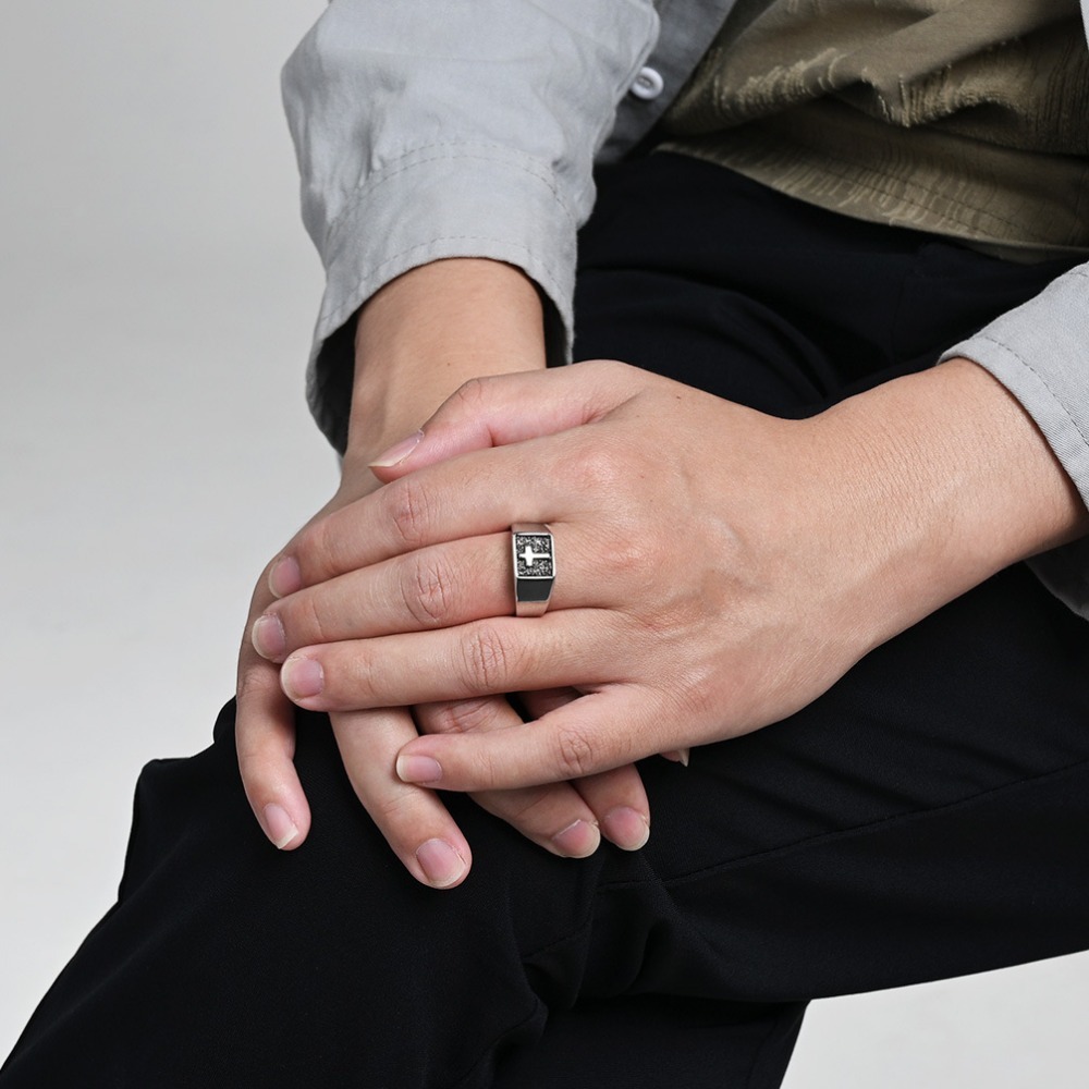 Somen Vintage Stainless Steel  - đánh giá và giá Signet Ring Men