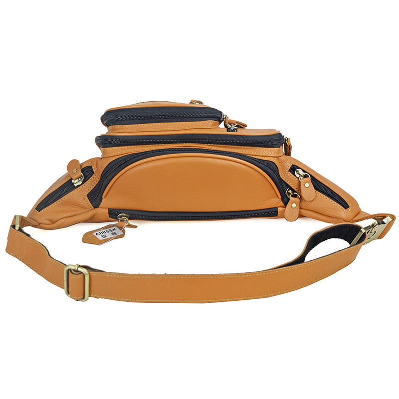 Men Genuine Leather Waist Pack - đánh giá và giá Men Accessories Pack
