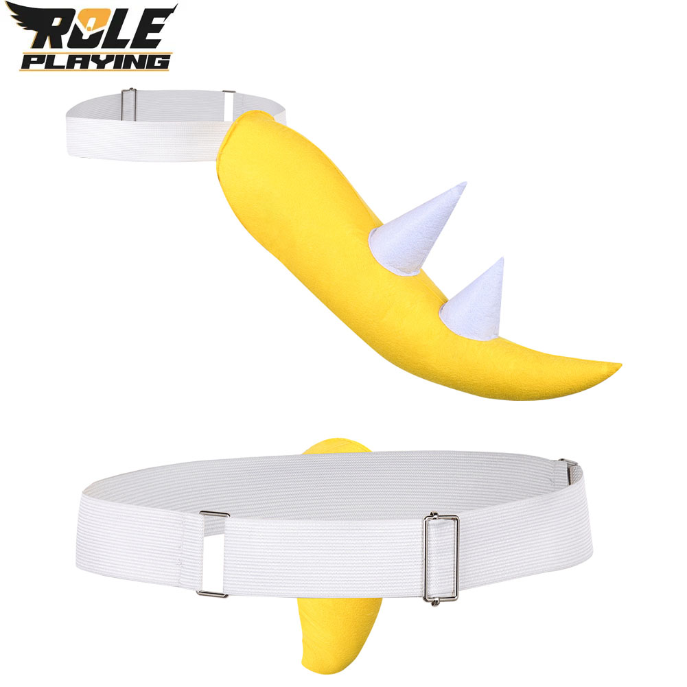 Bowser Jr Cosplay Yellow Tail  - đánh giá và giá Men'S Yellow Accessories