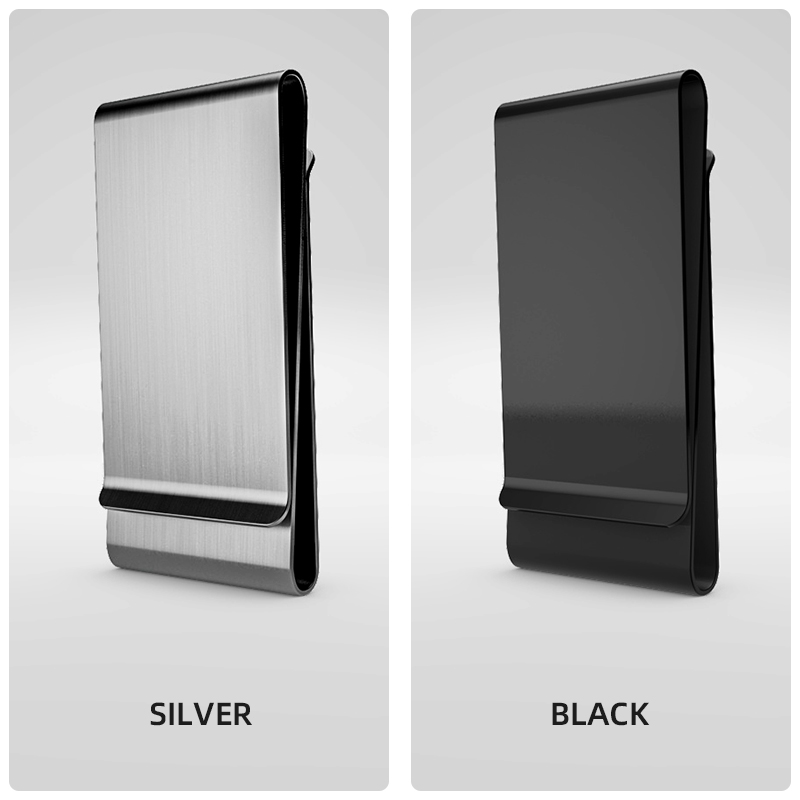 QOONG Thép Không Gỉ Mỏng 2 Mặt - đánh giá và giá Money Clip Slim