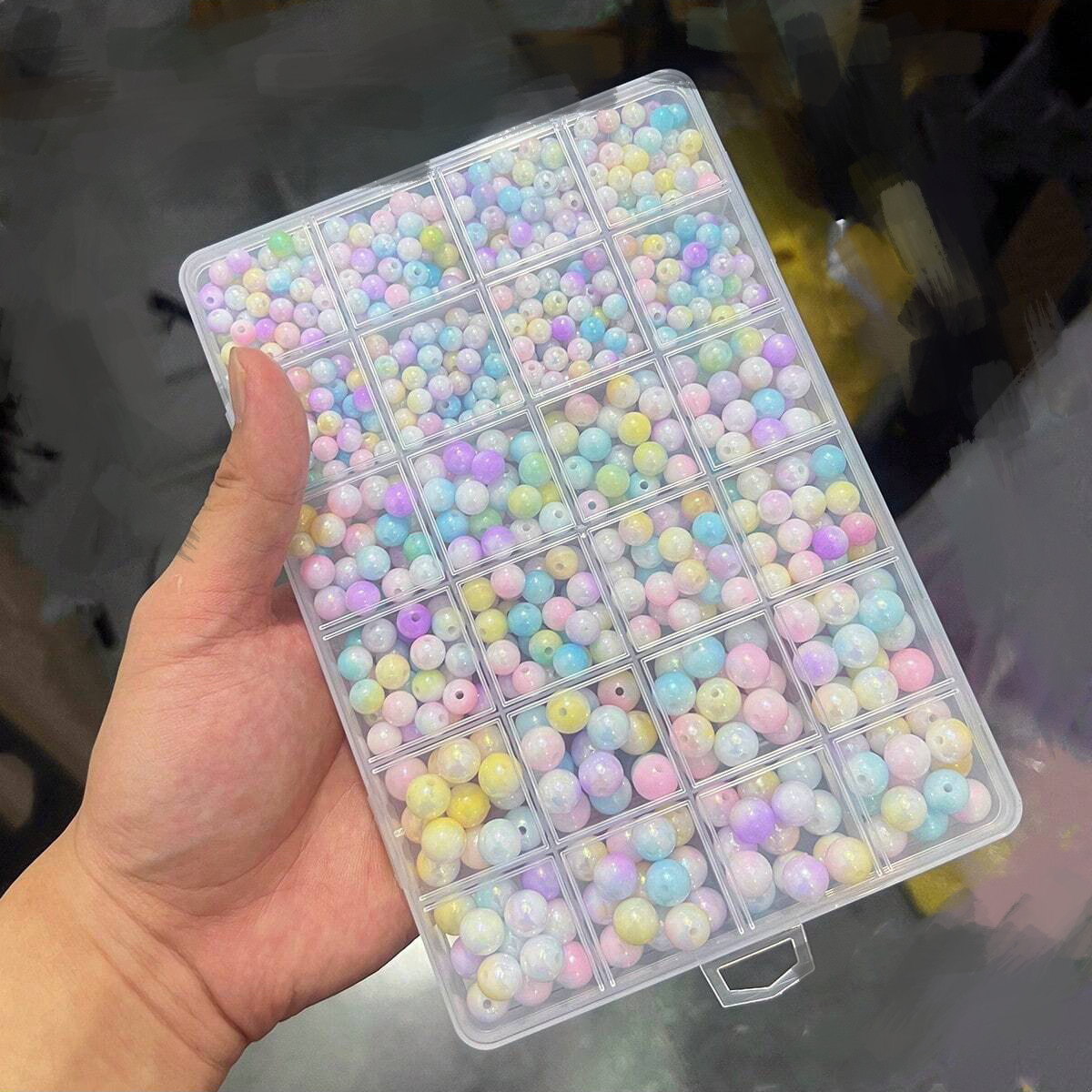 800pcs/24 grid set box 6mm/8mm - đánh giá và giá Men Accessories For Wedding