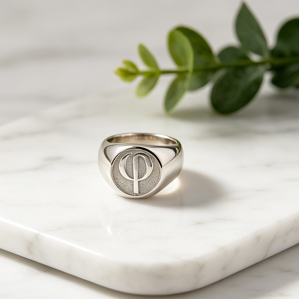 15mm Customized Signet Men Rin - đánh giá và giá Signet Ring Men