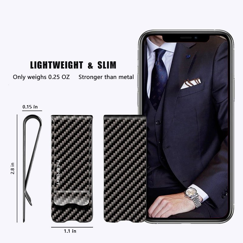 Carbon Fiber Money Clip for Ca - đánh giá và giá Money Clip Slim