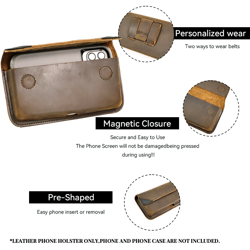 Genuine Leather Waist Bag for  - đánh giá và giá Men Accessories Pack