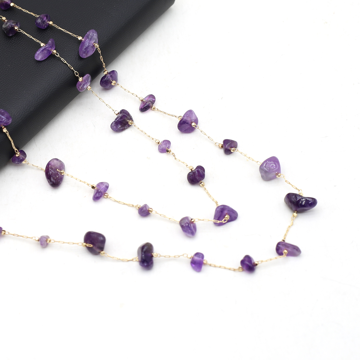 Thạch Anh Tím Tự Nhiên Đính Hạ - đánh giá và giá Men Accessories Chain