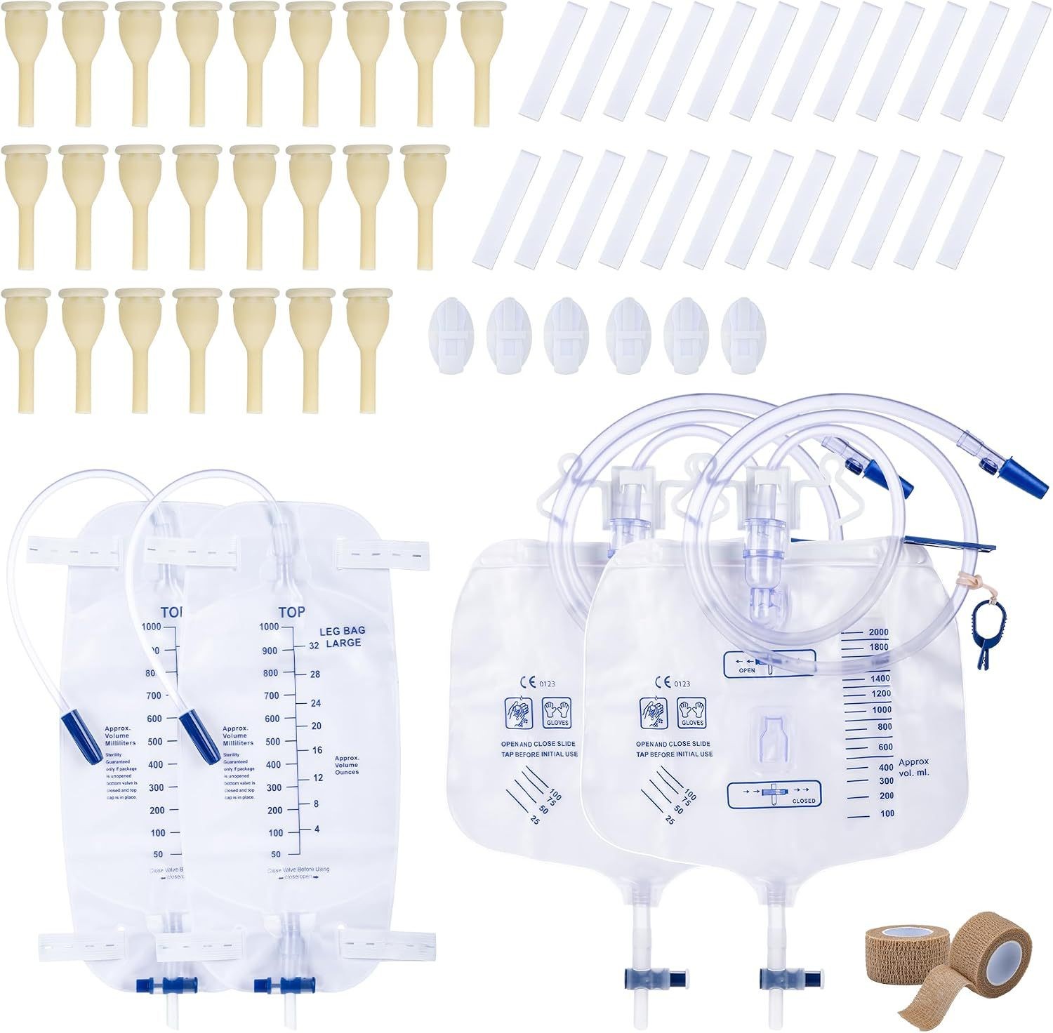 34-piece male external condom  - đánh giá và giá Men Accessories Combo Set