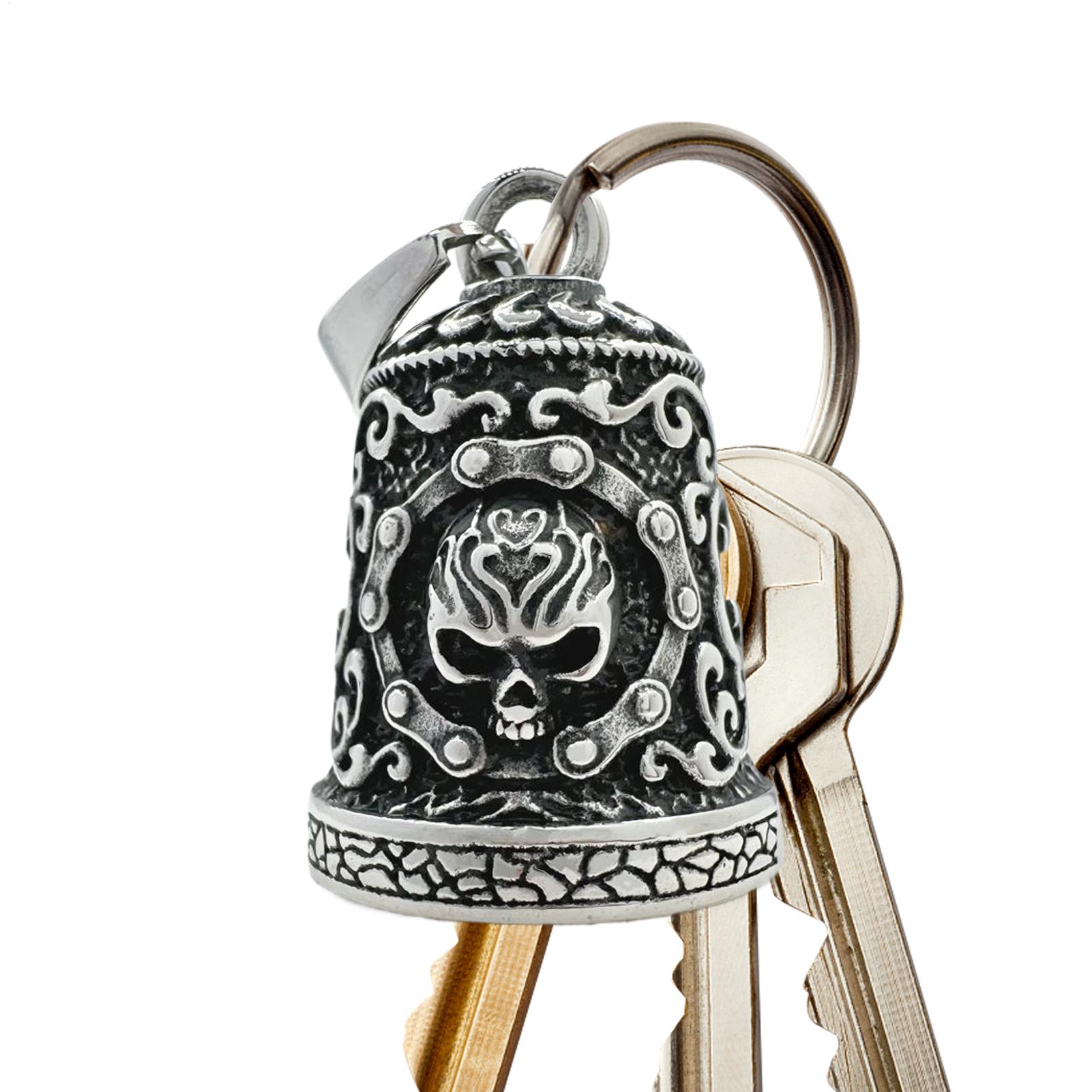 Skull Bell Charm Motorcycle Be - đánh giá và giá Men Accessories Chain