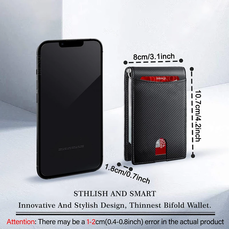 RFID Business Card Holder Men  - đánh giá và giá Money Clip Slim