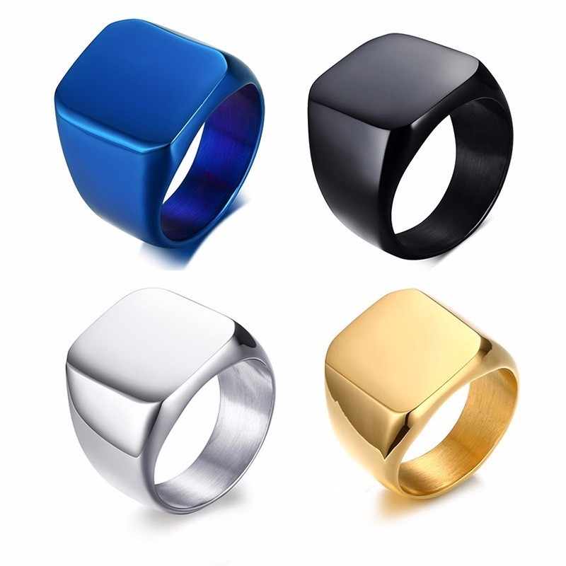 Vnox Giá Rẻ Cá Tính Tem Nhẫn C - đánh giá và giá Signet Ring Men