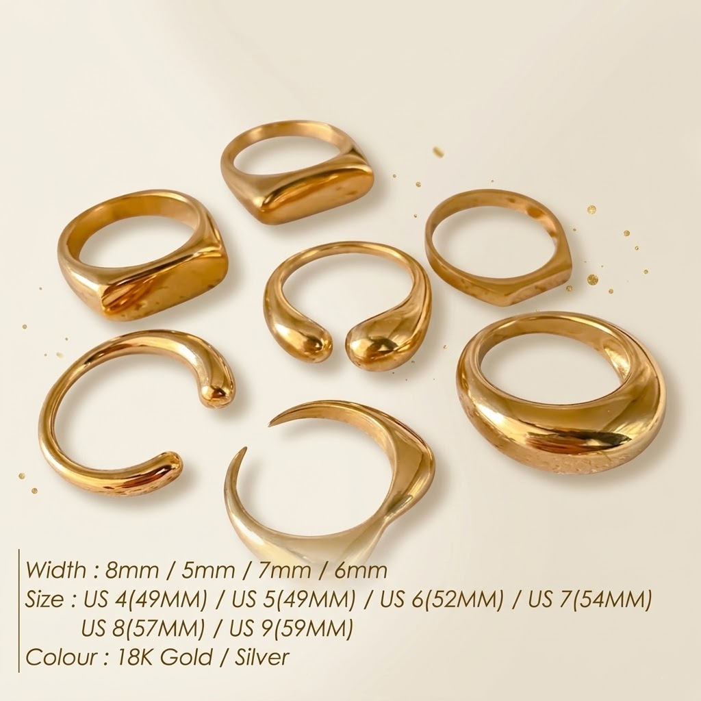 St-Delan Stainless Steel Chunk - đánh giá và giá Signet Ring Men