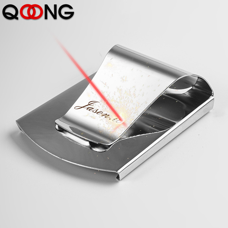 Qoong Tùy Chỉnh Chữ Cơm 3 Màu  - đánh giá và giá Money Clip Slim