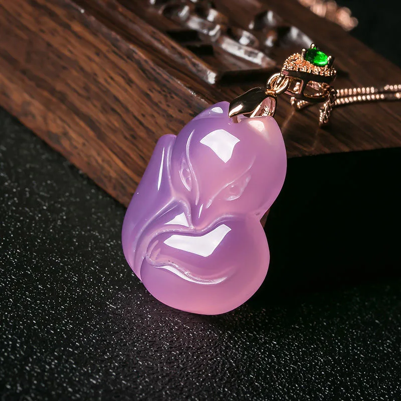 Tự Nhiên Mã Não Tím Cáo Mặt Dâ - đánh giá và giá Men Accessories Chain
