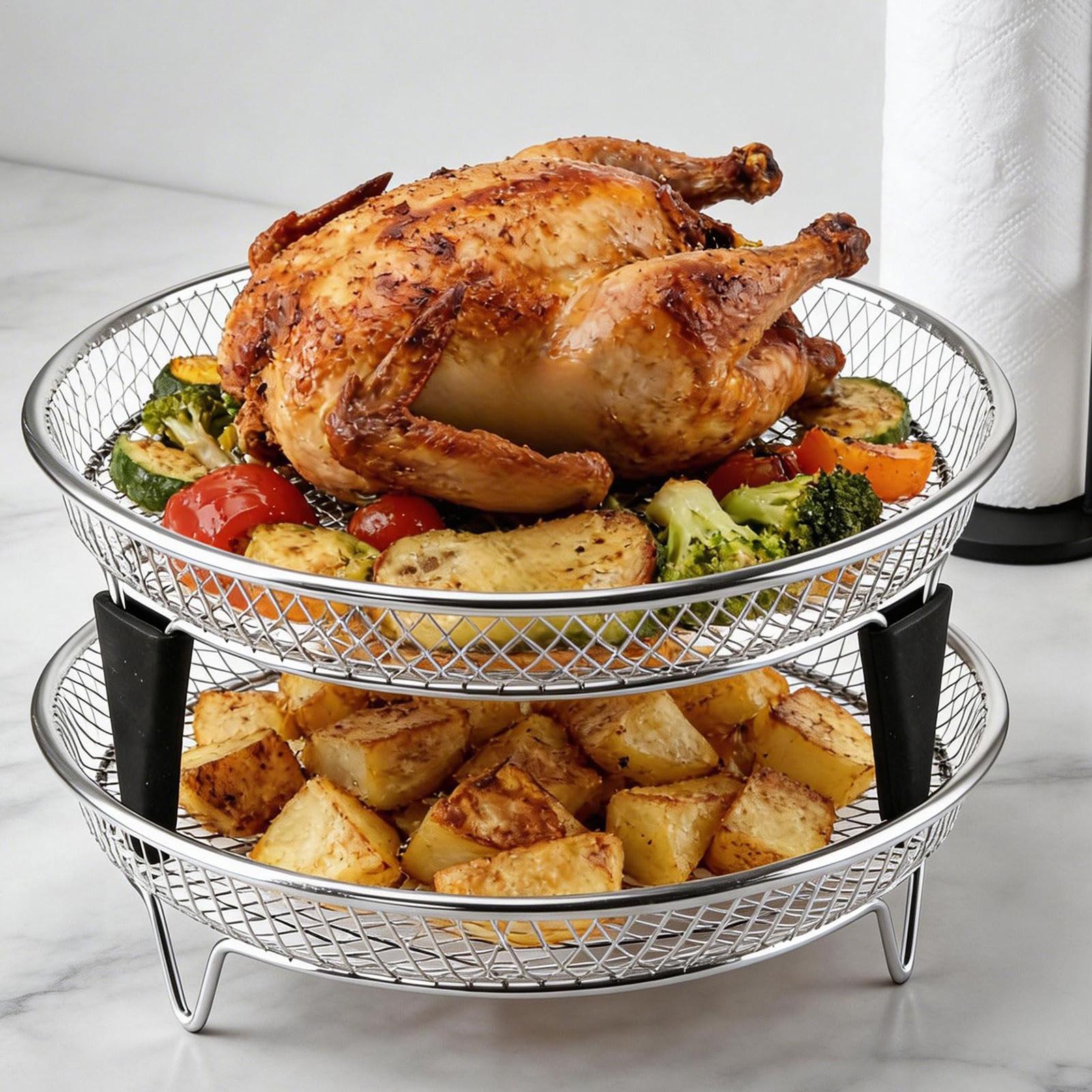 Air Fryer Accessories Stainles - đánh giá và giá Men'S Accessories Tray