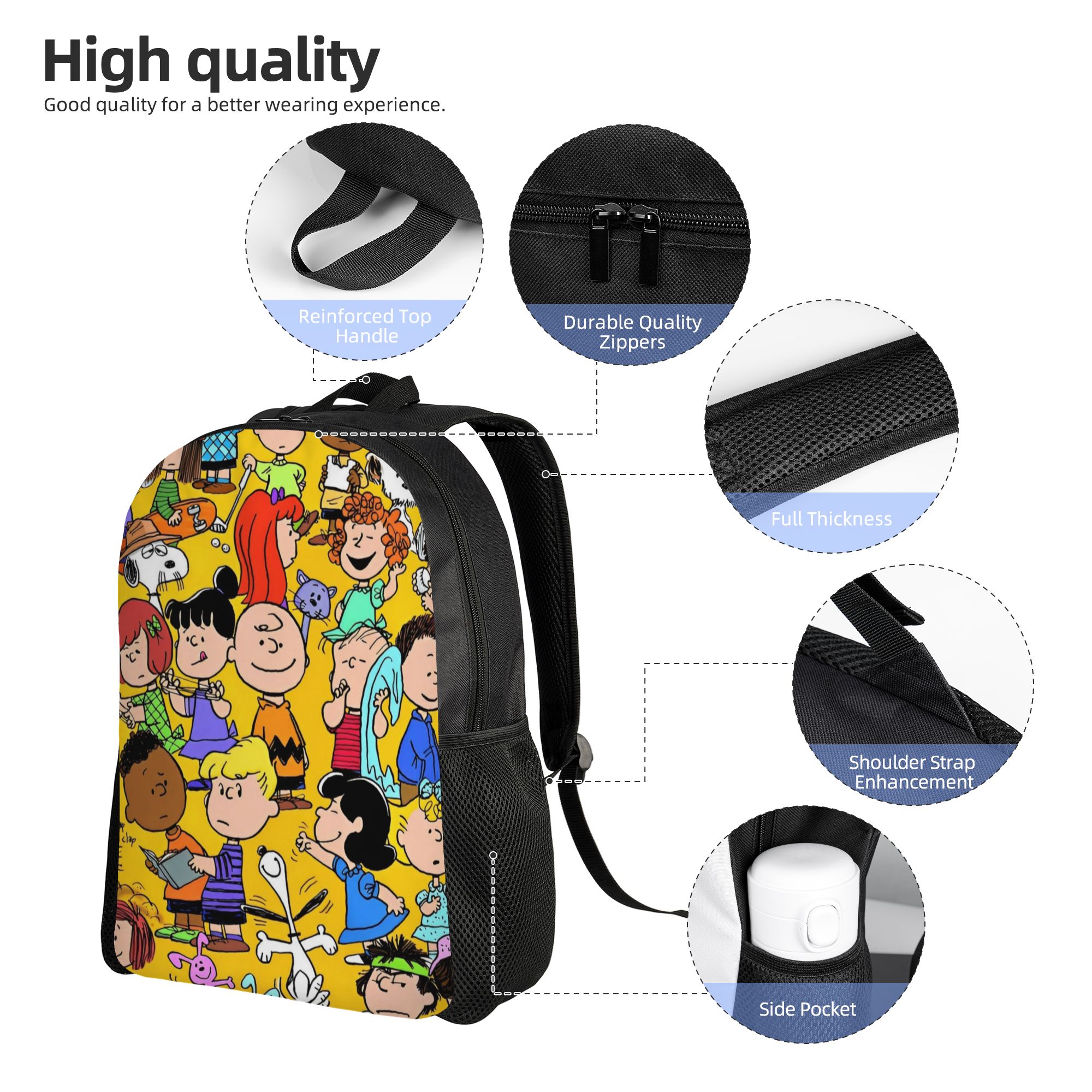 Snoopy Peanuts Fashion Backpac - đánh giá và giá Men'S Accessories Travel Bag
