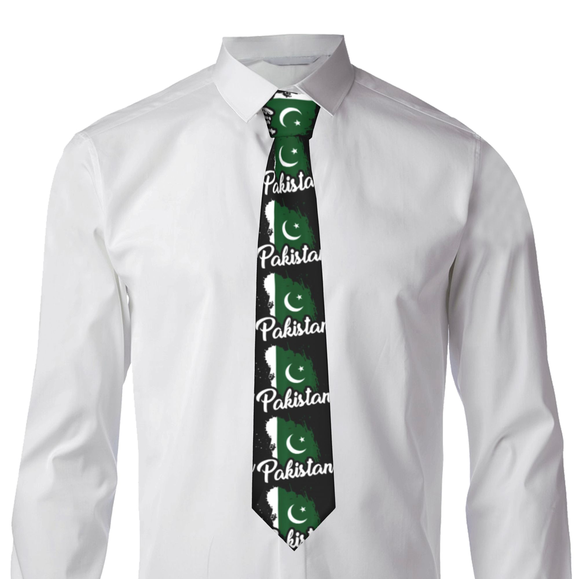 Men's Tie Pakistan Flag Pakist - đánh giá và giá Men Accessories In Pakistan