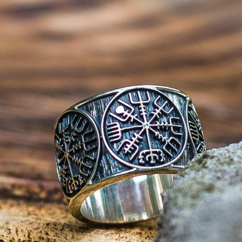 Vintage Viking Rune Signet Sca - đánh giá và giá Signet Ring Men