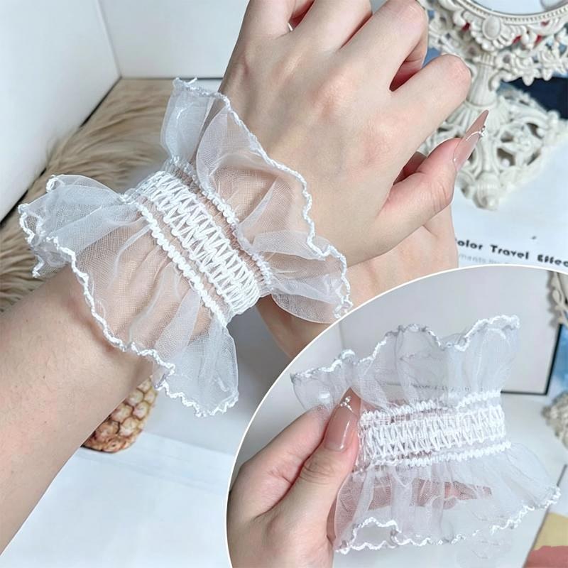 1/2Pcs Lace White Mesh Tulle P - đánh giá và giá Men Accessories Tips