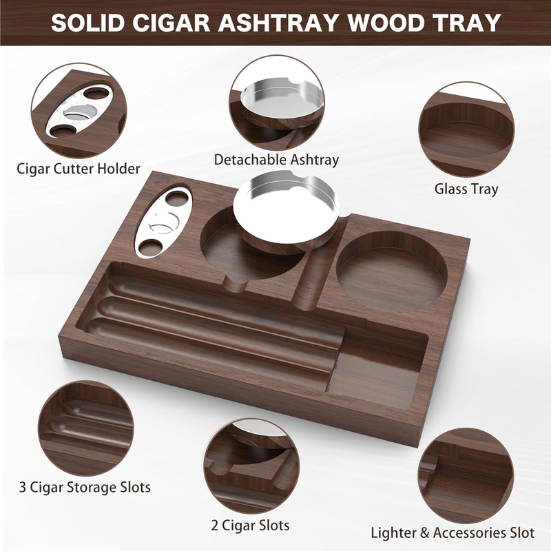 New Cigar Ashtray with Cigar C - đánh giá và giá Men'S Accessories Tray