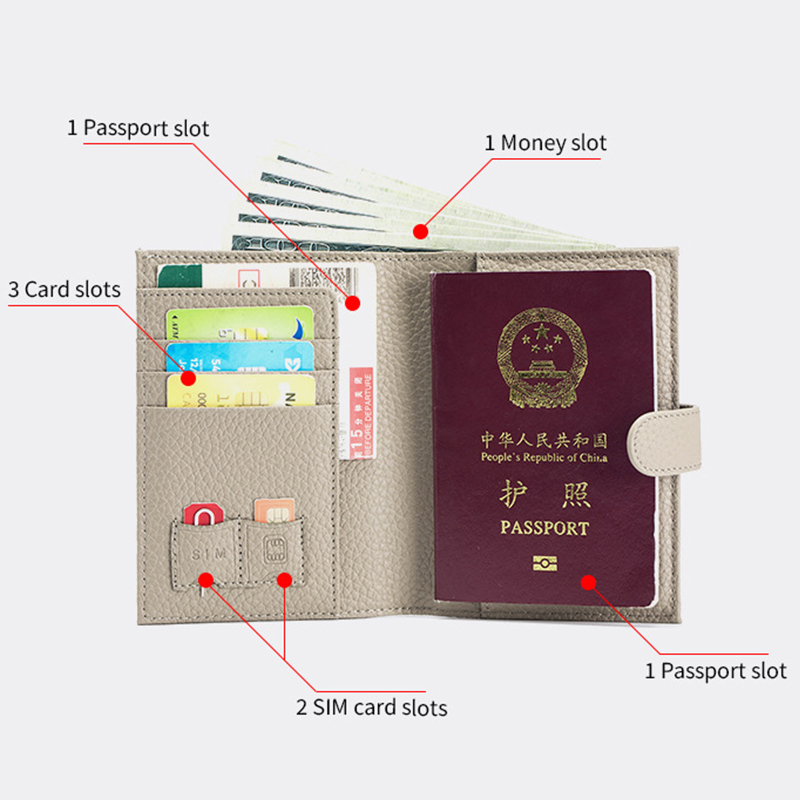 Genuine Cow Leather Passport H - đánh giá và giá Men'S Accessories Travel Bag