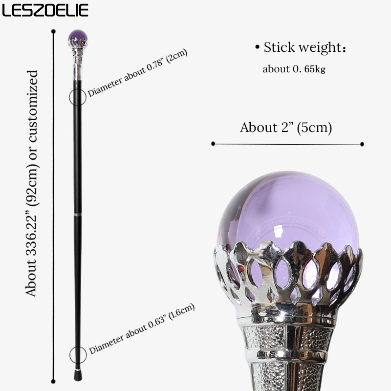 Lavender Glass Crystal Ball Wa - đánh giá và giá Men Accessories Tips