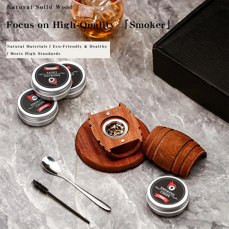 Wooden Barrel Whiskey Cocktail - đánh giá và giá Men'S Accessories Tray