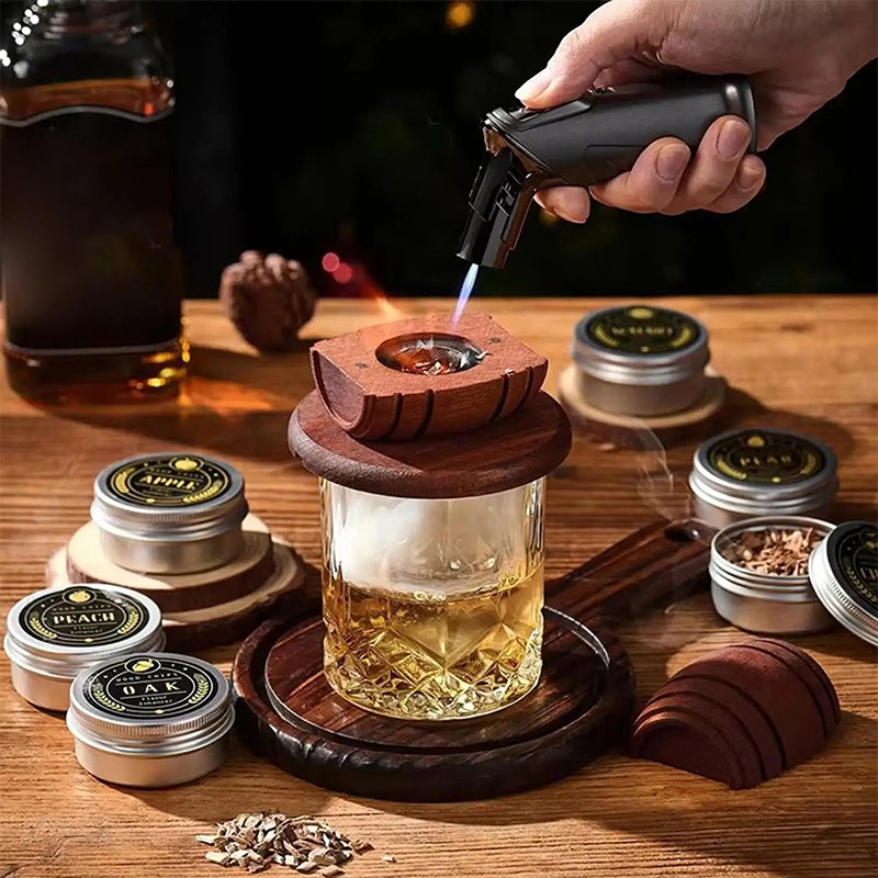 Wooden Barrel Whiskey Cocktail - đánh giá và giá Men'S Accessories Tray