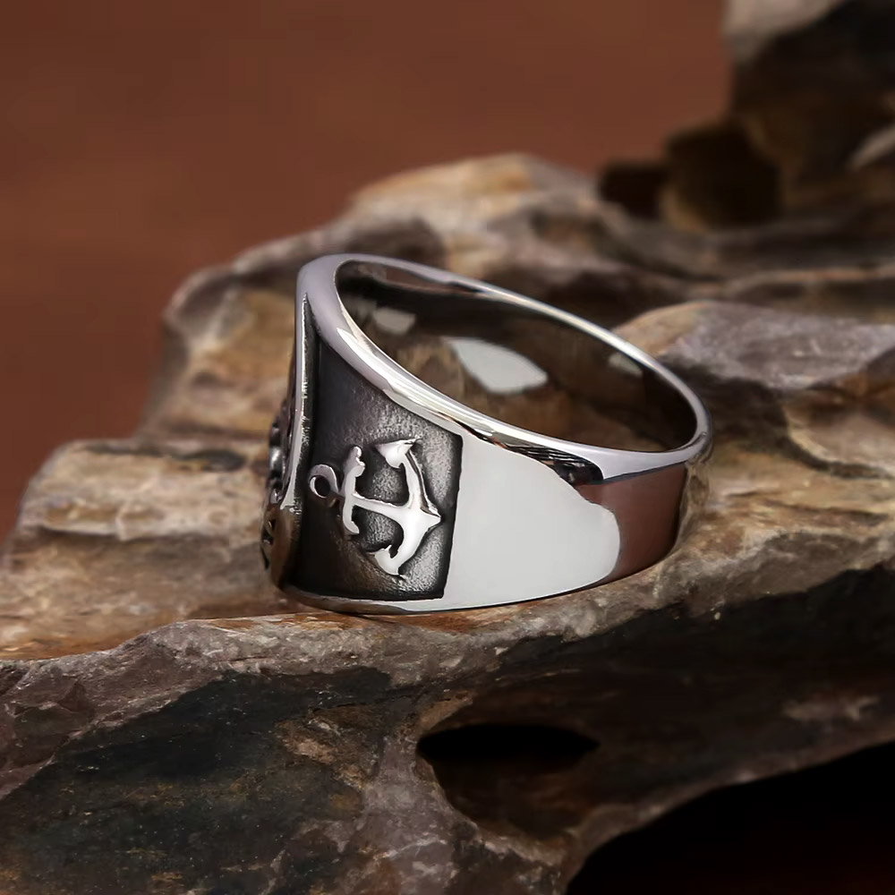Vintage Nautical Nordic Sailbo - đánh giá và giá Signet Ring Men