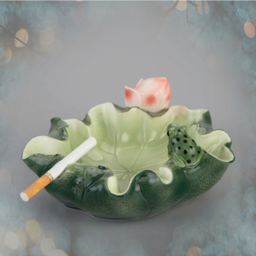 Ceramic Lotus Ashtray for Men, - đánh giá và giá Men'S Accessories Tray