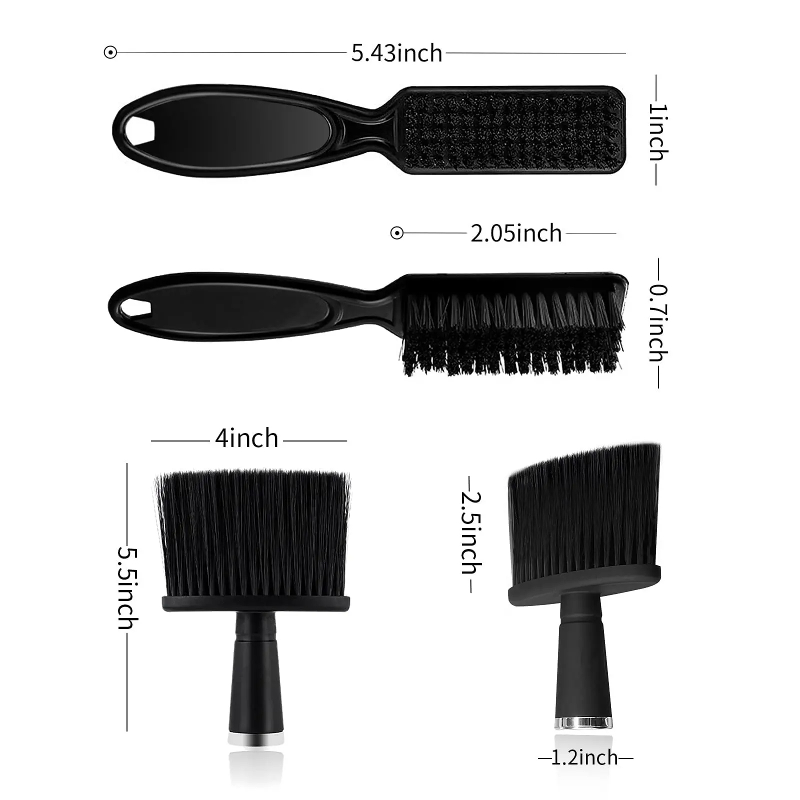 2Pcs Salon Barber Neck Brush S - đánh giá và giá Men Accessories Combo Set