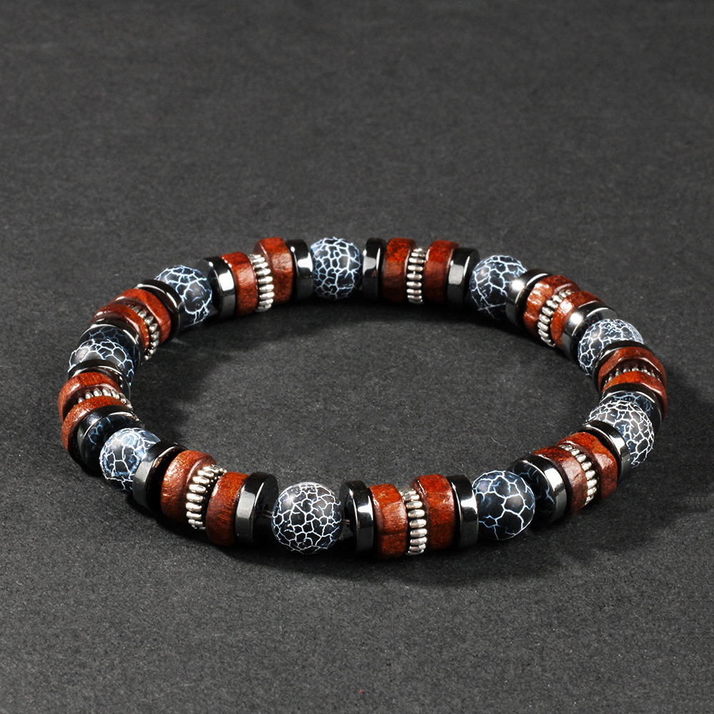 Hot Sale Men natural stone woo - đánh giá và giá Men'S Accessories Jewelry Sale