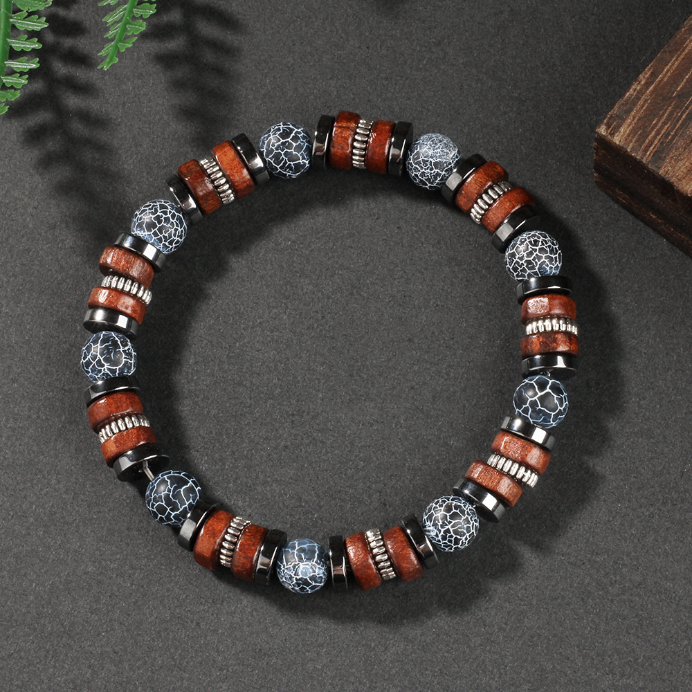 Hot Sale Men natural stone woo - đánh giá và giá Men'S Accessories Jewelry Sale