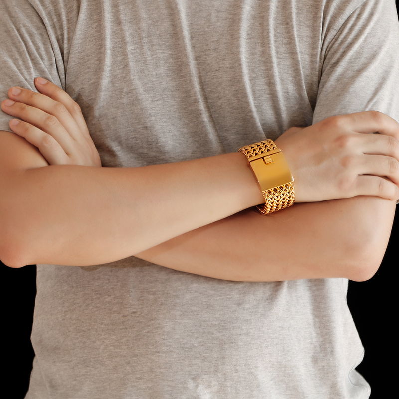 Kalén Mới Thép Không Gỉ Liên K - đánh giá và giá Men Accessories In Dubai