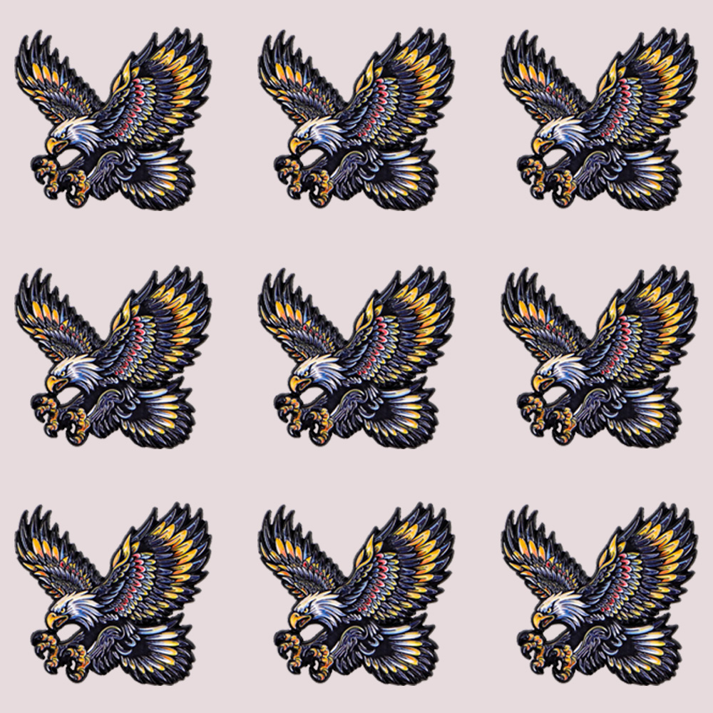 9pcs Flying Eagle Enamel Pin B - đánh giá và giá Men Accessories Fashion