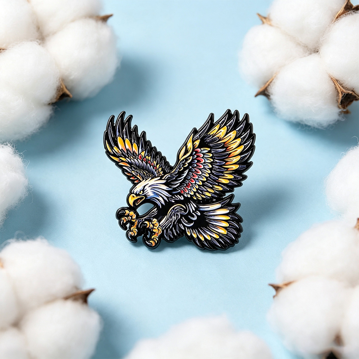 9pcs Flying Eagle Enamel Pin B - đánh giá và giá Men Accessories Fashion