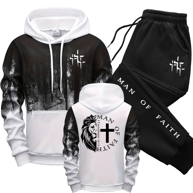 Man of Faith Pattern Men's Set - đánh giá và giá Men'S Accessories Pouch