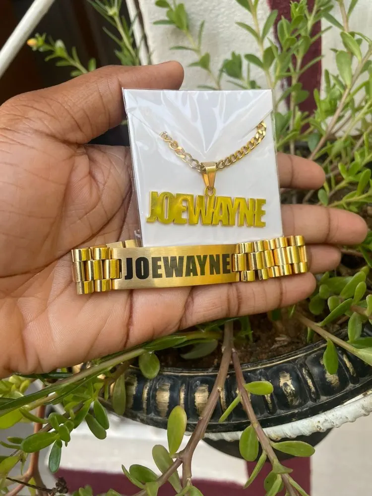 Custom Men Name Necklace Big B - đánh giá và giá Men Accessories Pack