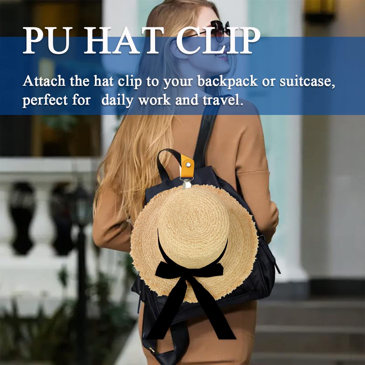 PU Leather Hat Clip for Travel - đánh giá và giá Men'S Accessories Travel Bag