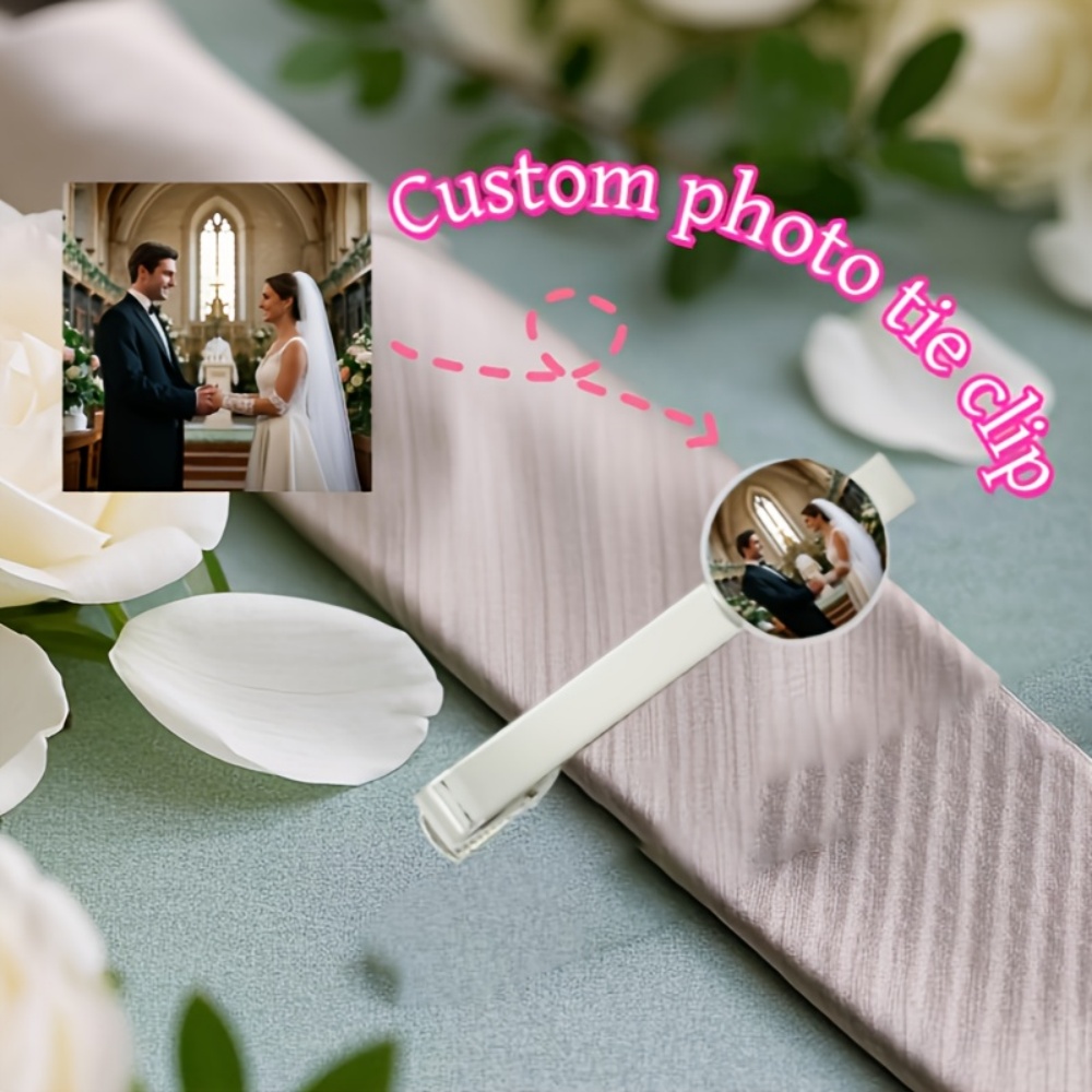 Custom Photo Engraved Text Tie - đánh giá và giá Men Accessories For Wedding