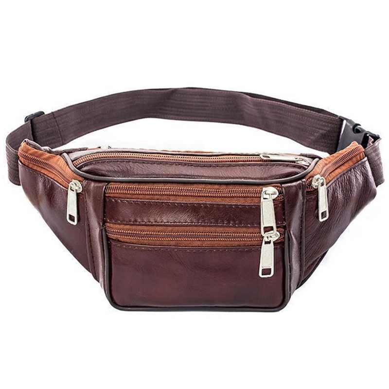 Leather Men Waist Chest Bag Th - đánh giá và giá Men Accessories Pack
