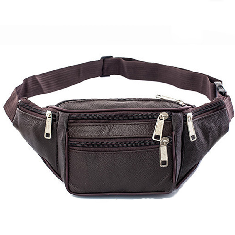 Leather Men Waist Chest Bag Th - đánh giá và giá Men Accessories Pack